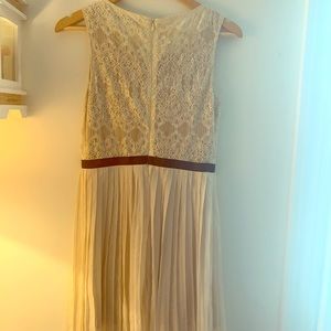 Cream occasion dress